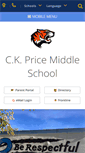 Mobile Screenshot of ckprice.orlandusd.net